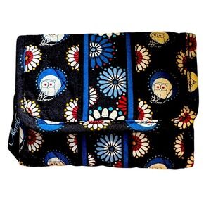 Vera‎ Bradley Night Owl Pocket Tri‑fold Wallet Retired 2008